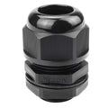 XHF 5 Pcs 3/4" IP68 Strain Relief Nylon Cord Grip NPT Cable Glands Adjustable UL Listed and RoHS Compliant (Black)