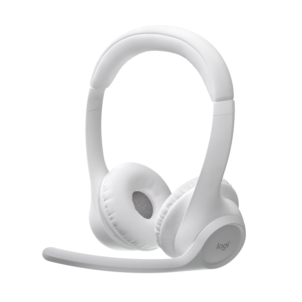 Logitech Zone 300 Wireless Bluetooth Headset Noise Canceling - Off-White