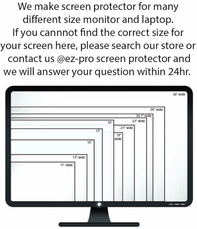 Privacy Screen Filter for 18.5 Inches (Screen Measured Diagonally) Desktop Computer Monitor, Aspect Ratio 16:9 (16.14 inch width x 9.09 inch height)