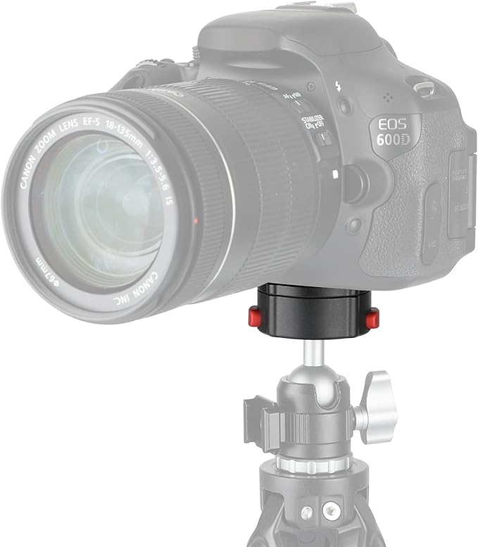 CAMVATE Quick Release Tripod Head Base Mount with 1/4"-20 Thread Screw Connector-3020