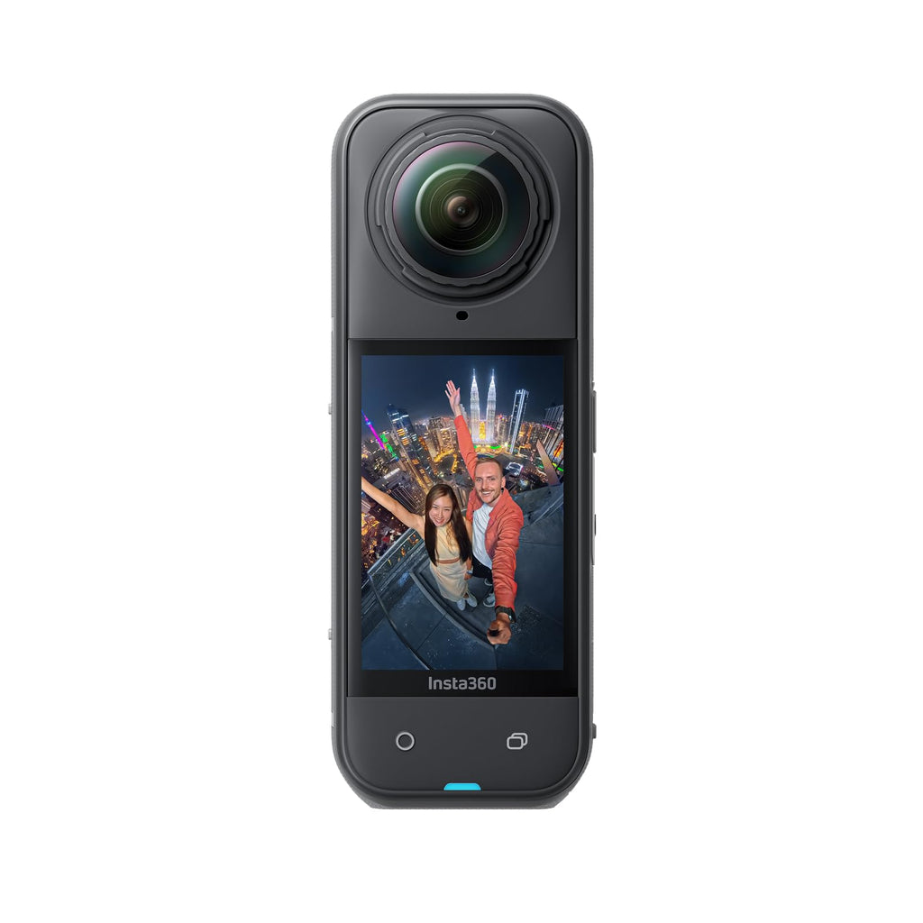 Insta360 X5 - Waterproof 8K 360° Action Camera, Leading Low Light, Invisible Selfie Stick Effect, Rugged and Replaceable Lens, 3-Hour Battery, Built-in Wind Guard, Stabilization, Triple AI Chip Design