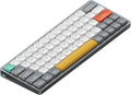 nuphy Air60 V2 Portable Wireless Keyboard 60% Low Profile Mechanical Keyboard Support QMK/VIA Compatible with Windows/mac OS/Linux Supports Bluetooth 5.1/2.4GHz/Wired (USB-C) Grey-Gateron Blue Switch