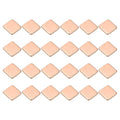 PATIKIL Copper Heatsink Pad Shims, 24 Pcs 15x15x2mm Copper Pad Shim IC Chipset GPU CPU Thermal Heatsink for Cooling Laptop Desktop Computer