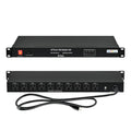 ThePoEstore 1U Horizontal PDU 19" Rack Mount Power Strip - Surge Protector