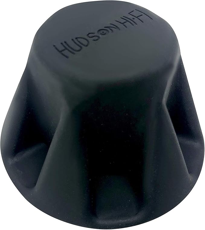 Speaker Isolation Feet – 8-Pack 1.5" Bigfoot Rubber Pads by Hudson Hi-Fi – Non-Adhesive, Anti-Vibration Feet for Turntables, Subwoofers, Amplifiers – 50 Duro, Non-Skid Audio Bumpers