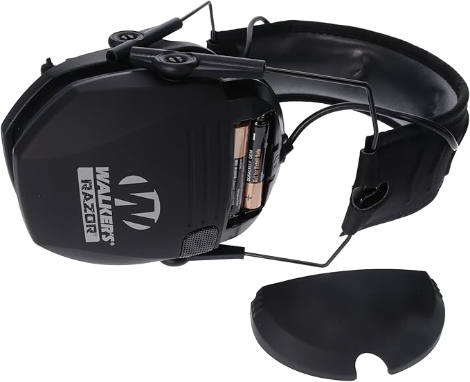 Walker's Razor Slim Ultra Low Profile Compact Design Adjustable Range Shooting Hunting Hearing Protection Electronic Earmuffs
