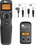 Wireless Remote Shutter Compatible for Sony Alpha a7 a7II III R RII RIII A7IV a7RIV a7S a300 a6000 a6500 a6400 a6300 a77II a100 a300 a450 a500 a580 a700 a850 a33 a55 a58 a65 a77 a99 RX100 II III IV