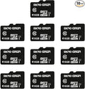 Micro Center 16GB Class 10 MicroSDHC Flash Memory Card with Adapter for Mobile Device Storage Phone, Tablet, Drone & Full HD Video Recording - 80MB/s UHS-I, C10, U1 (10 Pack)