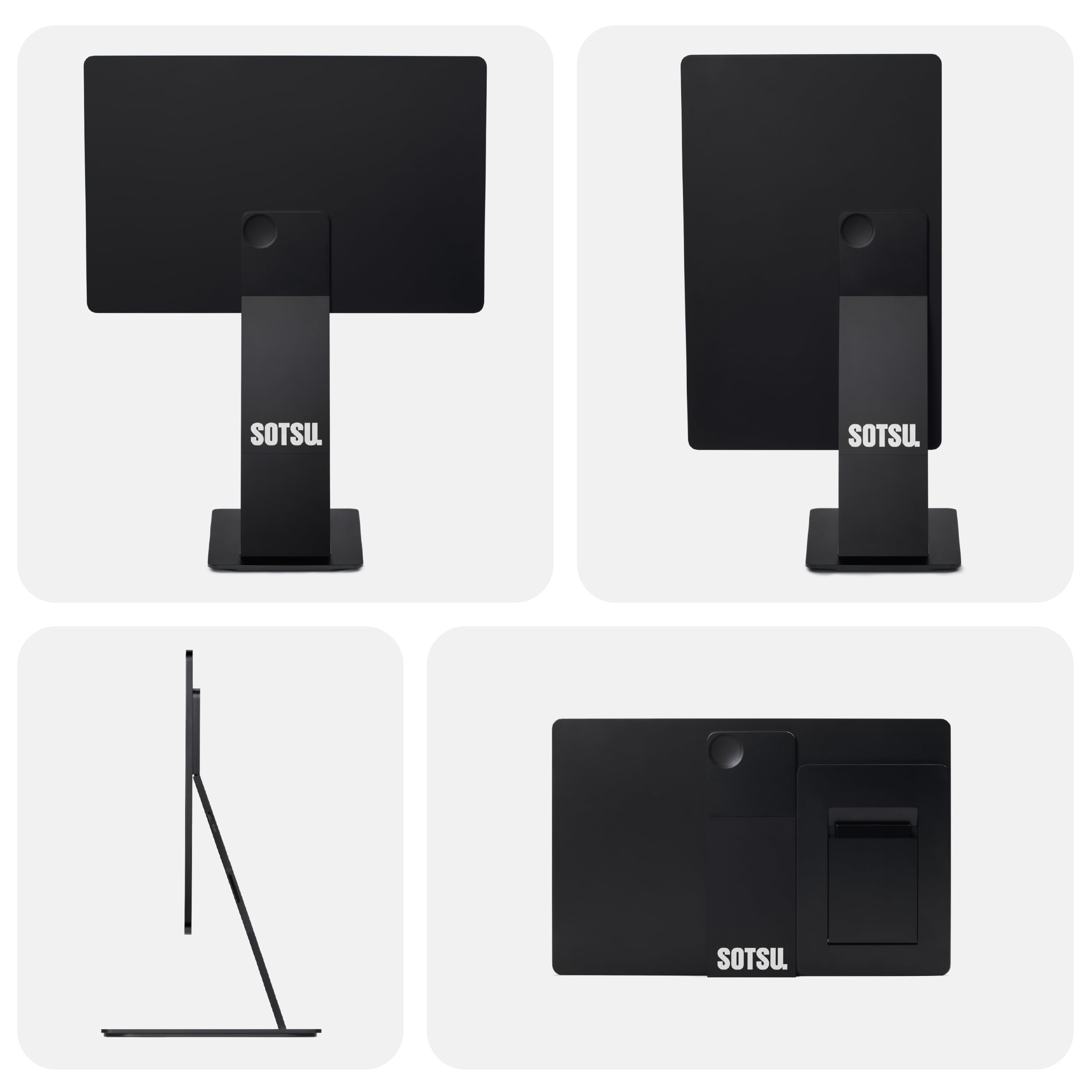 SOTSU FlipAction Pro 16" Gen 2 | 2.5K Portable Monitor | 2560 x 1600 (WQXGA) | 120 Hz | 100% DCI-P3 | 400 Nits | Pivot Rotate | Full Metal CNC | Perfect Match for Mac and Windows (Universe Black)