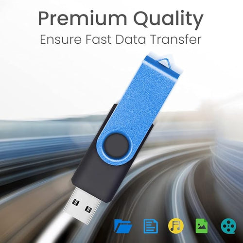 ABLAZE 2GB Flash Drive 20 Pack, USB 2.0 Memory Stick with Lanyards