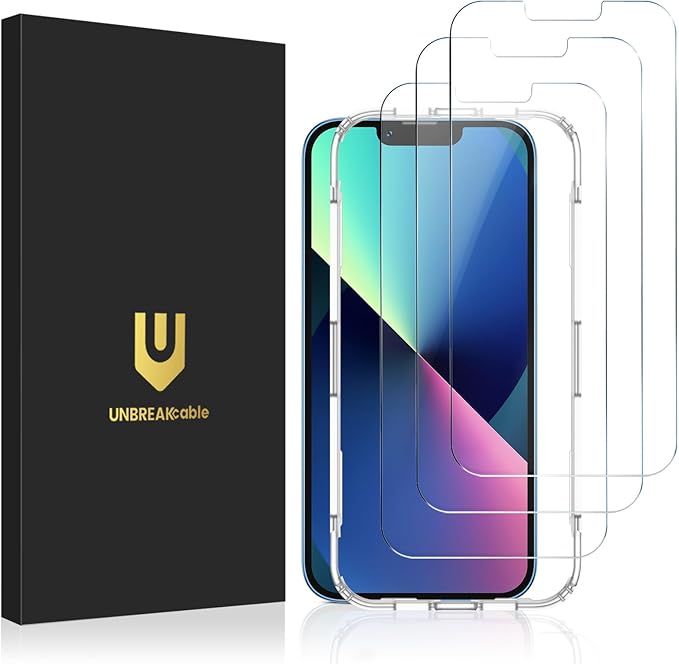 UNBREAKcable 3-Pack Screen Protector for iPhone 16e Tempered Glass