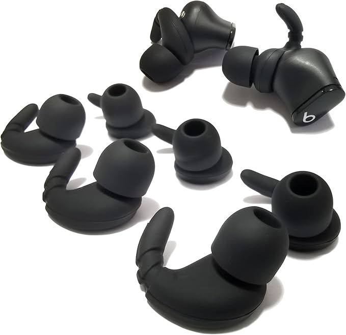 Silicone Ear Hooks for Beats Studio Buds Ear Tips Replacement Earbuds Tips for Beats Studio Buds Earbuds 3 Pairs