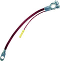 Sherco-Auto Red 65" Inch 2 Gauge Top Post Battery Cable with Auxiliary Lead - Made in USA