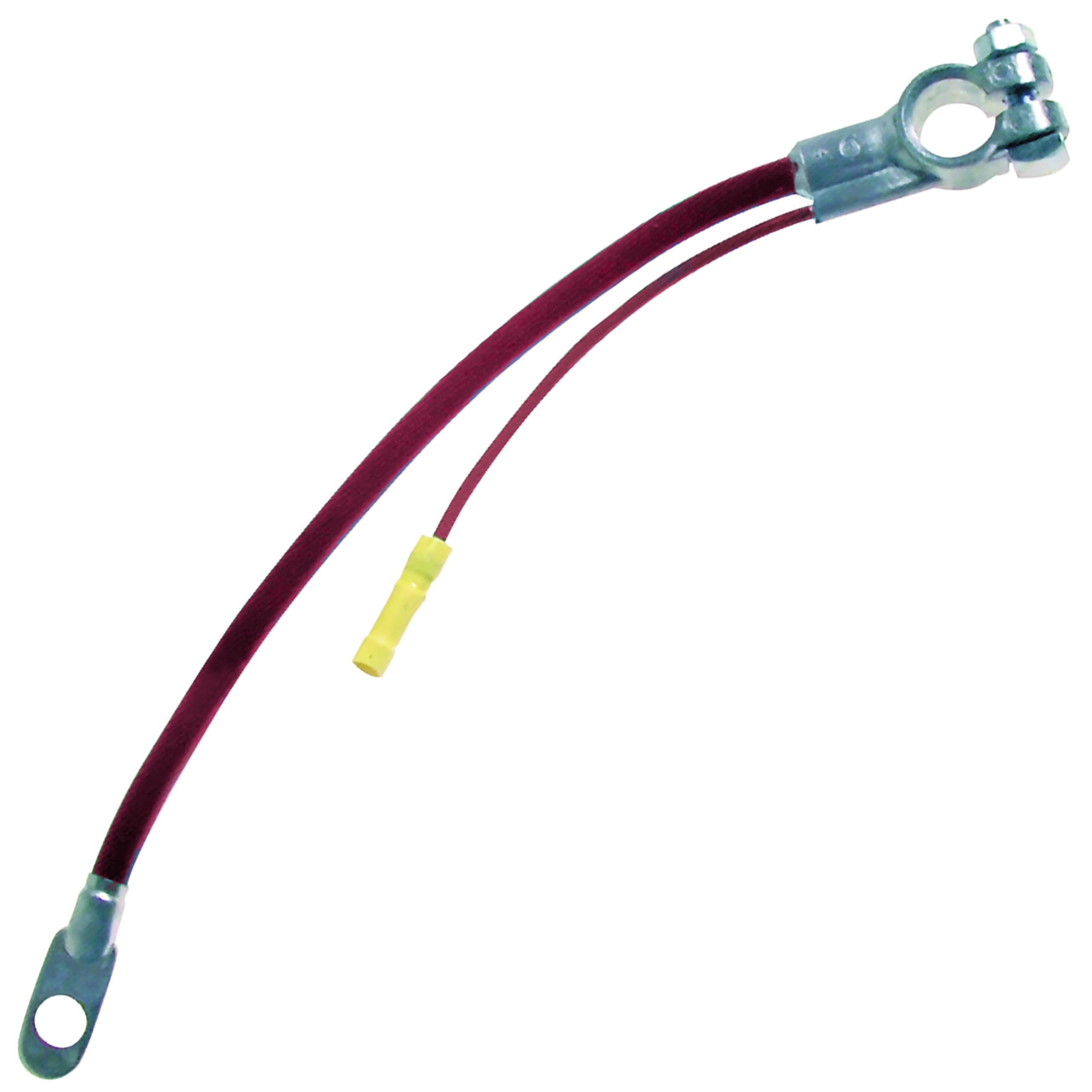 Sherco-Auto Red 38" Inch 4 Gauge Top Post Battery Cable with Auxiliary Lead - Made in USA