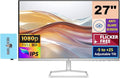HP Series 5 527sf Monitor (Replaces Model M27h) 94F44AA#ABA w/Docztorm Dock, 27" FHD IPS (1920x1080) Display, 2x HDMI, 1x VGA, Flicker-free, Ideal for Home & Business, Black/Silver (2024 Latest Model)