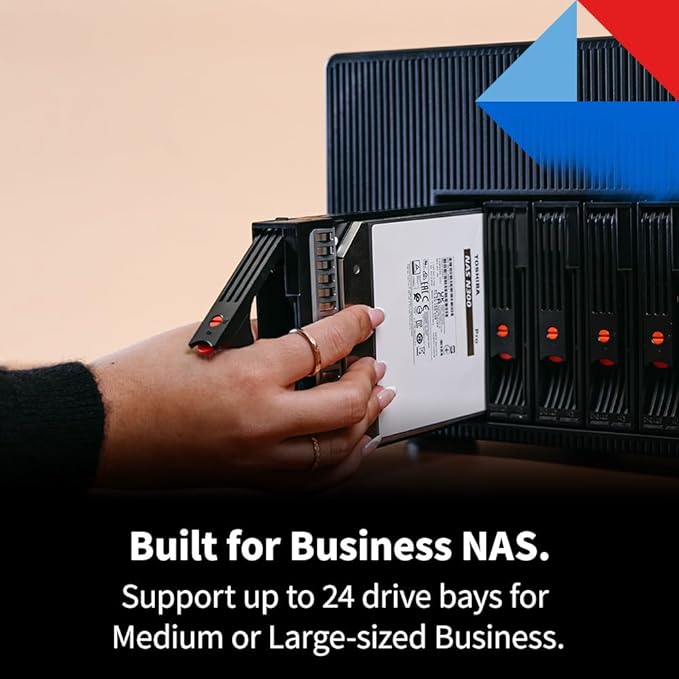 Toshiba N300 PRO 18TB Large-Sized Business NAS (up to 24 bays) 3.5-Inch Internal Hard Drive - Up to 300 TB/year Workload Rate CMR SATA 6 GB/s 7200 RPM 512 MB Cache - HDWG51JXZSTB