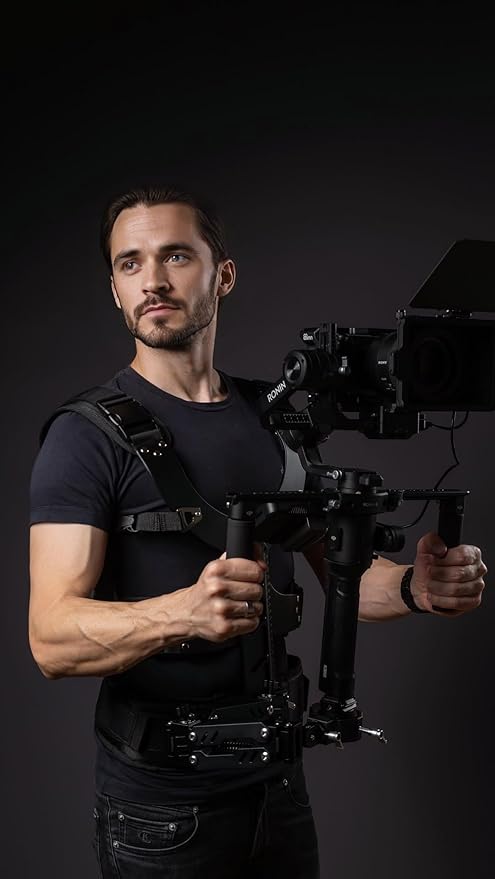 DF DIGITALFOTO THANOS-SE Support Vest Rig System,Filmmakers Kit Gimbal SteadyCam Axis Compatible with DJI RS4/RS 4 Pro/RS2/RS 3 PRO Mini,ZHIYUN Crane 3S for Videographer Smoothing footage 4.4-17.6 lbs