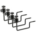 Trail Camera Mount, 4 Pcs Trail Camera Holder with 1/4 in Screw,Hunting Accessories,360° Adjustable Tree Screw Mounting Bracket for Game Cameras, Solar Panels, etc, Easy to Install & Heavy duty