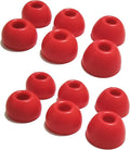 Silicone Earbuds Tips for Beats Studio Buds Ear Tips Replacement for Beats Studio Buds Earbuds 6 Pairs LMS Red