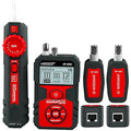 NOYAFA NF-858C Network Cable Tester Multifunctional with VFL Function,RJ11 RJ45 BNC,POE Voltage Testing Trace Cable Line Locator for Telephone/Ethernet/LAN Coax Cable Rechargeable Anti-Interference