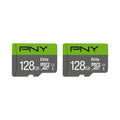 PNY 128GB Elite Class 10 U1 microSDXC Flash Memory Card - 100MB/s, Class 10, U1, Full HD, UHS-I, Micro SD (Pack of 2)