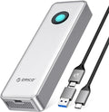 ORICO 2TB Portable SSD for 3700MB/s, RGB External Solid State Drive with 40Gbps 2 in 1 USB C Cable, Built-in Cooling Fan, Compatible with Thunderbolt 4/3, USB 4.0, PSSD - R3700