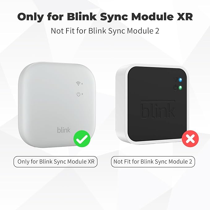 256GB MicroSD Card & Wall Mount for Blink Sync Module XR with Short Cable – Declutter, Save Space, and Effortlessly Enhance Security(2 Pack)
