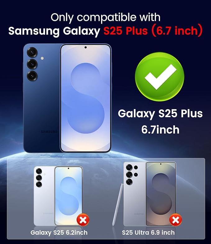 Magnetic for Samsung Galaxy S25 Plus Case [Compatible with MagSafe][Built-in Camera Lens Protector] Slim Soft Silicone Bumper Shockproof Metallic Luster Phone Shell (Gold)