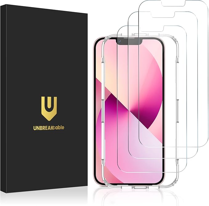 UNBREAKcable 3-Pack Screen Protector for iPhone 16e Tempered Glass