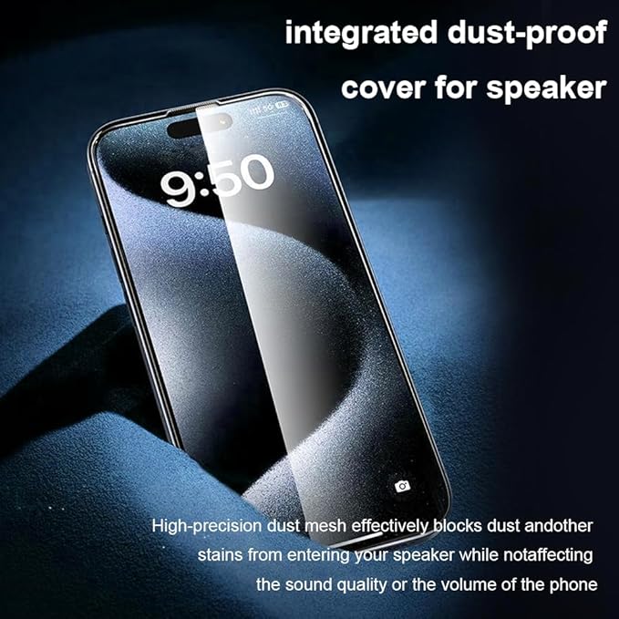 OneFish Screen Protector for Iphone 14 Pro Max, HD Clarity Tempered Glass Film 9H+ Hardness, with Hassle-Free Installation Frame, Dust-Free Bubble-Free Anti-Fingerprint, 2Pack