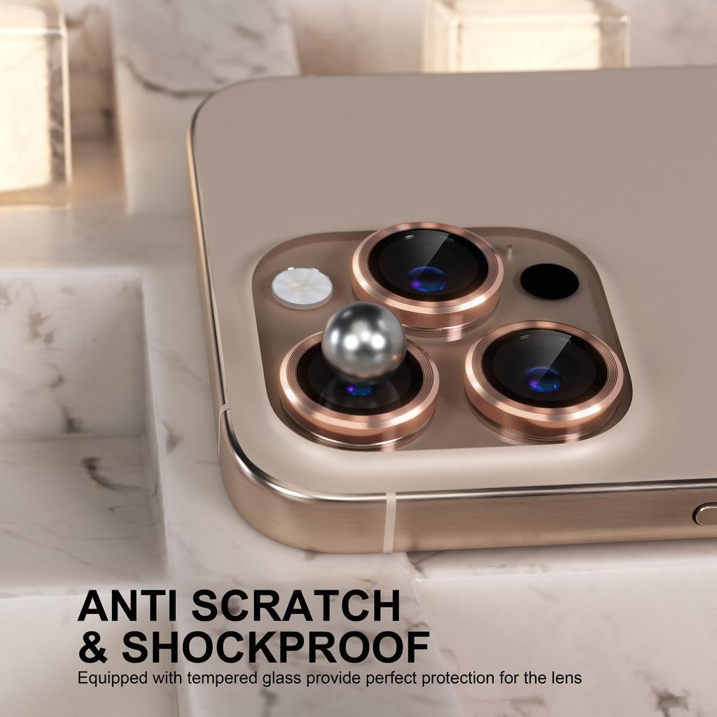 Choiche for iPhone 16 Pro/iPhone 16 Pro Max Camera Lens Protector