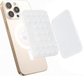 SUPERONE Magnetic Suction Phone Mount for MagSafe Case, Magnetic Silicone Sticky Phone Grip Holder for iPhone 16/15/14/13/12 Series, Hands-Free for Makeup/Selfie/Live Streaming/Vlog/TikTok - Clear