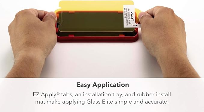 ZAGG InvisibleShield Glass Elite Screen Protector - Made for Apple iPhone 11 Pro Max and Xs Max- Case Friendly Screen - Impact & Scratch Protection (200103914)