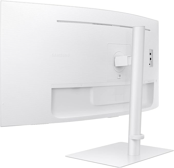Samsung 34” ViewFinity (S65TC) Series Ultra-WQHD 1000R Curved Computer Monitor, HDR10, 100Hz, AMD FreeSync, Thunderbolt 4, Height Adjustable Stand, Built-in Speakers, Eye Care, LS34C650TANXGO, 2024