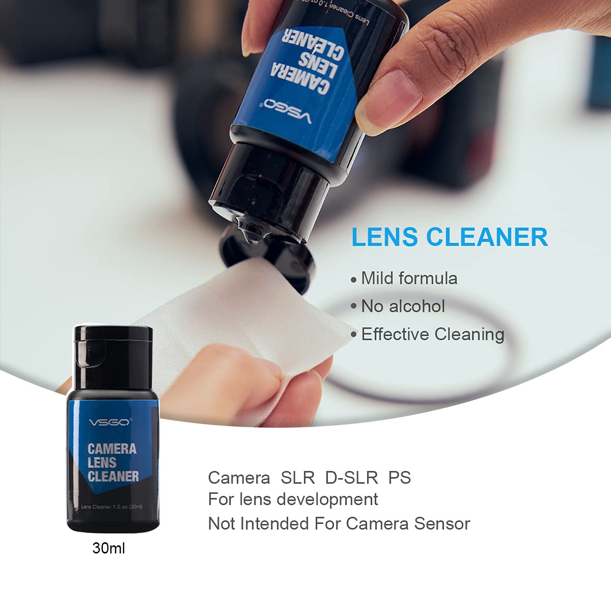 VSGO Optical Camera Lens Cleaning Kit Travel Edition