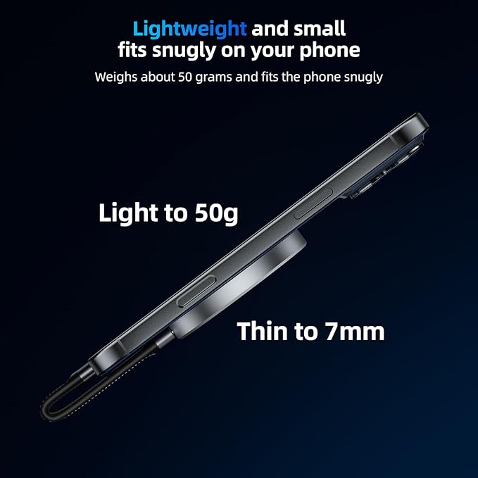 SAN ZANG MASTER Magnetic Portable Solid State Drives: Ultra-Thin, Portable Design for Secure Grip, Easy Connectivity, and Reliable Performance (2, TB)