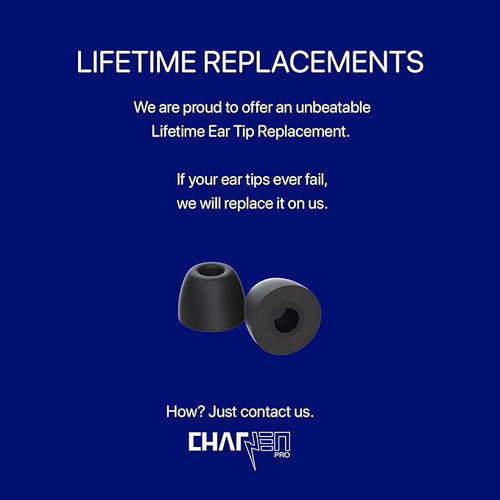 AirFoams Pro Universal Memory Foam Ear Tips w/Silicone Shield Patented for Sony WF-1000XM4, Beat Fit Pro, Beats Studio Buds, Buds 2 Pro, Jabra, Beats Flex. Replacement. Kickstarter. (SML)