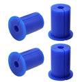 4pc Starlink Cable Grommet 1" Silicone Waterproof Wall Hole Pass Through Split Cable Bushings for TV Wire Ethernet Cord, Starlink Cable Routing Kit Accessories, 38mm/1.5" Ht, Blue