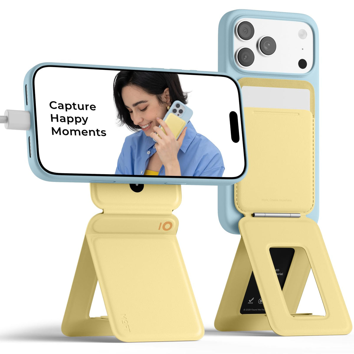 MOFT Phone Tripod Stand & Wallet, NFC Card Holder, Hold 1-2 Cards