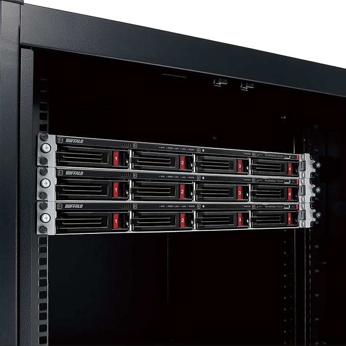 BUFFALO TeraStation 3430RN 4-Bay 8TB (2x4TB) Rackmount Small-Med Business NAS w/Hard Drives Included