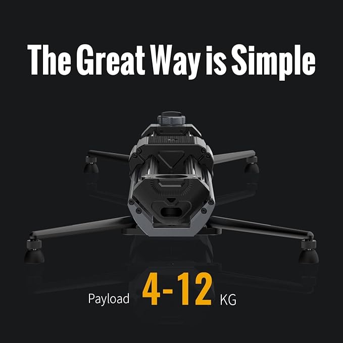 Zeapon Micro 3 E700 Double Distance Motorized Camera Slider, 30''/77cm Travel Distance, Compact Slider with carrying case, Motor Quick Switching, 10-26Lbs Payload and Adjustable Sliding Damping Design