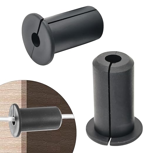 EASYEAH 2pc Black Starlink Cable Grommets 3/4" Silicone Wire Hole Grommet