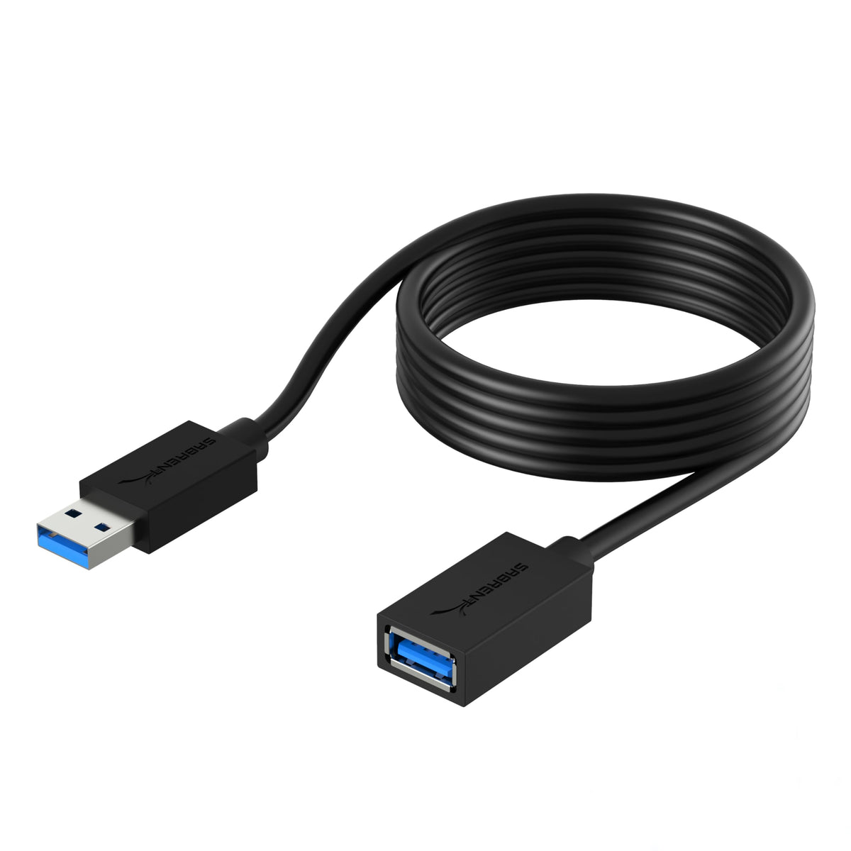SABRENT USB 3.0 Extension Cable, A-Male to A-Female, 6ft, White (CB-306W)