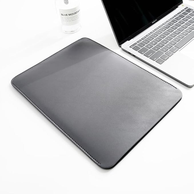 Benfan Laptop Sleeve 15.3 Inch Compatible with 2024 New 15 MacBook Air A3114 A2941 Color Dark Grey