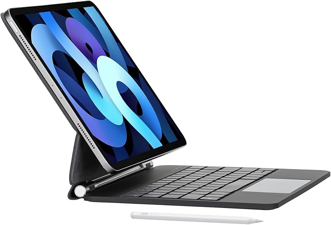 Keyboard Case with Stylus Pen for ipad Air 11-inch (M3 2025,M2 2024)iPad Pro11 in(1st/2nd/3rd/4th Generation) Magic-Style Magnetic Keyboard Case,Multi-Touch Trackpad 10.9” iPad Air 4th/5th Gen.(black)