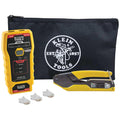 Klein Tools VDV026-813 RJ45 Ethernet Cable Tester and Crimper Kit, Pass-Thru Technology, Includes Connectors for Cat5e/CAT6 Data Applications, Pack of 50