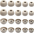 Replacement Earbud Tips for Powerbeats Pro 2 Ear Tips [10 Pairs ] – XL/L/M/S/XS Silicone Earbuds Tips Compatible with Beats Studio Buds/Beats Fit Pro/Solo Buds, Quicksand