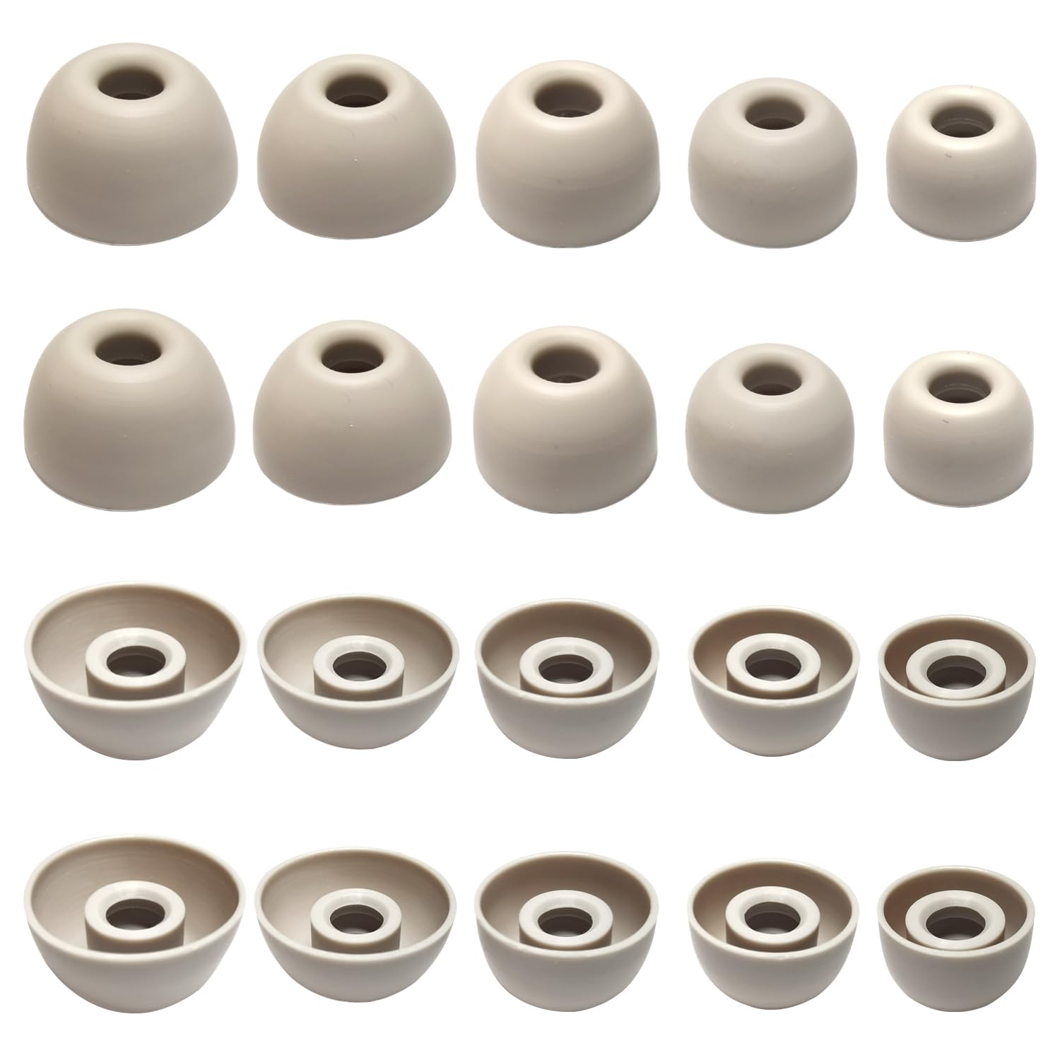 Replacement Earbud Tips for Powerbeats Pro2 Ear Tips [10 Pairs]–XL/L/M/S/XS