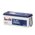 12V 200Ah Plus LiFePO4 Battery, Timeusb Lithium Battery with 200A BMS, Max. 2560W Power, 4000-15000 Deep Cycles, 10-Year Lifetime, Perfect for RV, Camping, Marine, Solar Off Grid, Backup System