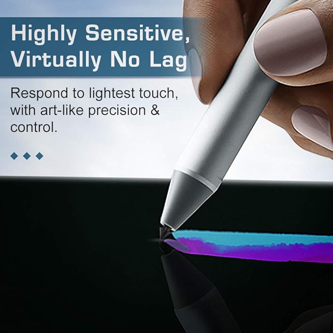 MoKo Pen Tips for Surface Pen Set of 4 (HB/HB/2H/H), Surface Pen Tip Replacement Kit Compatible with Surface Pro 2017 Pen (Model 1776)/Surface Pro 4 Pen, Original Pen Nibs Refill for Stylus Pen